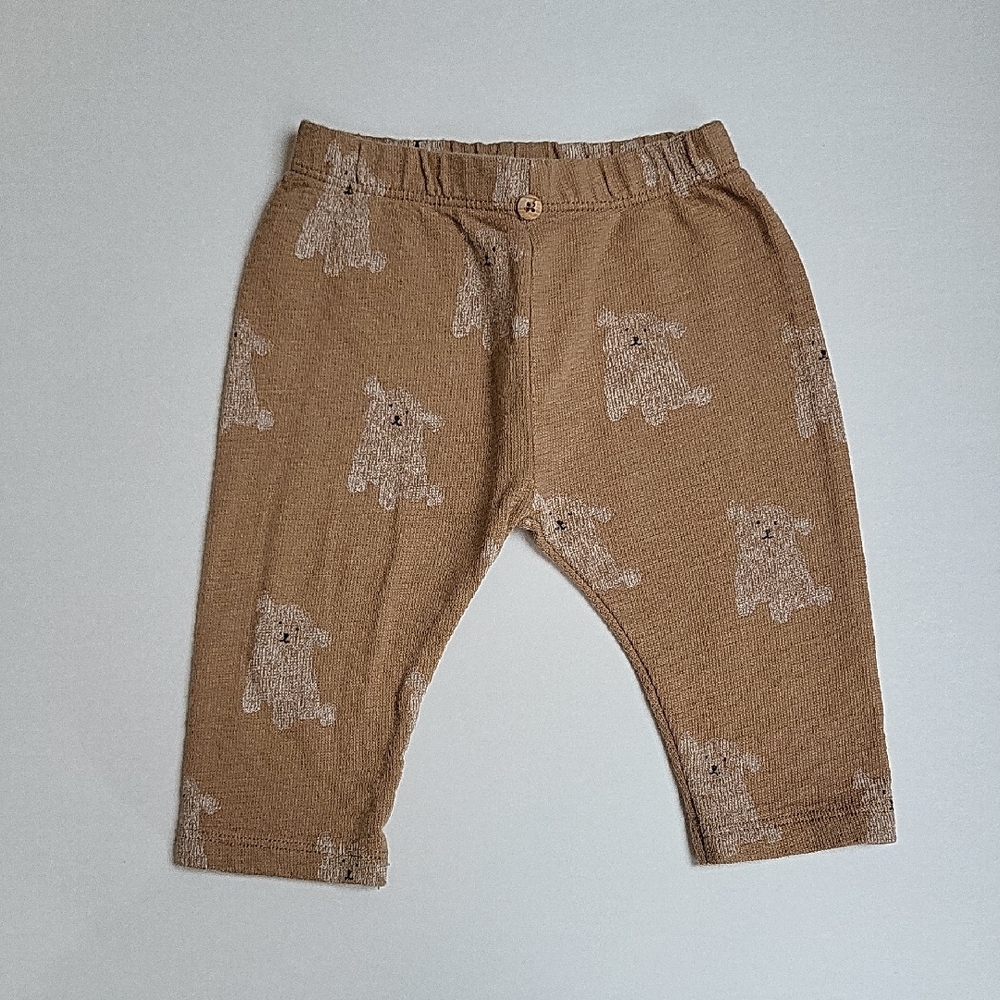 Zara Brown Bear Print Kids Bottoms